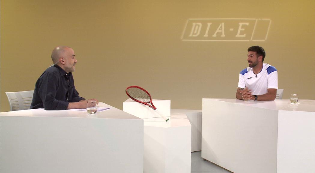 Damien Gelabert viu amb la màxima il·lusió la tornada a l'escenari on va debutar a la Copa Davis fa 10 anys