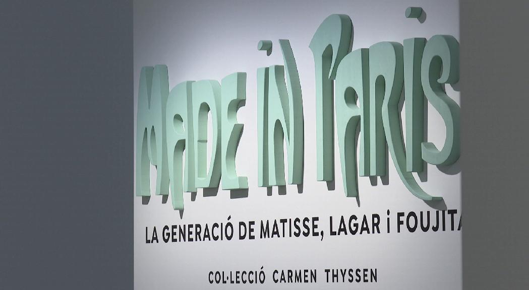 Darrer dia de l'exposició "Made in Paris" al Museu Thyssen