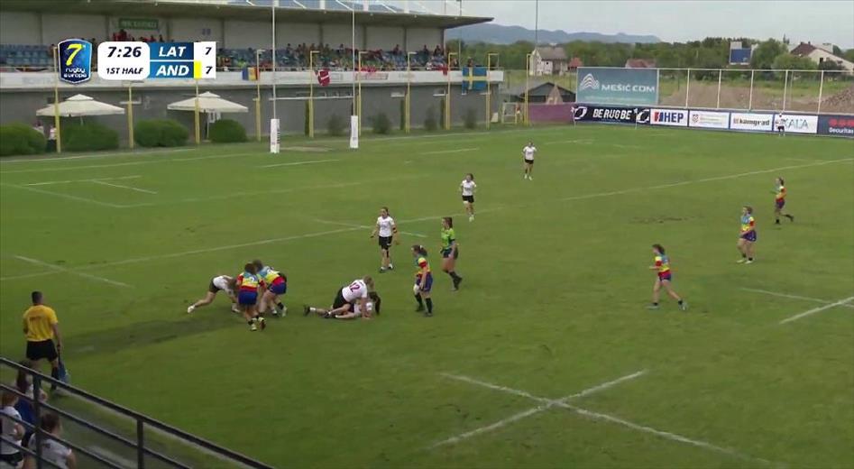 Nova derrota de les Grandalles a l'Europeu femení de rugbi de 7 d