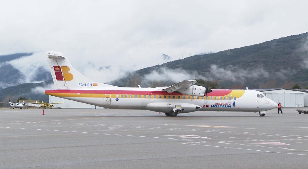 Deu vols anul·lats a l'aeroport d'Andorra-la Seu