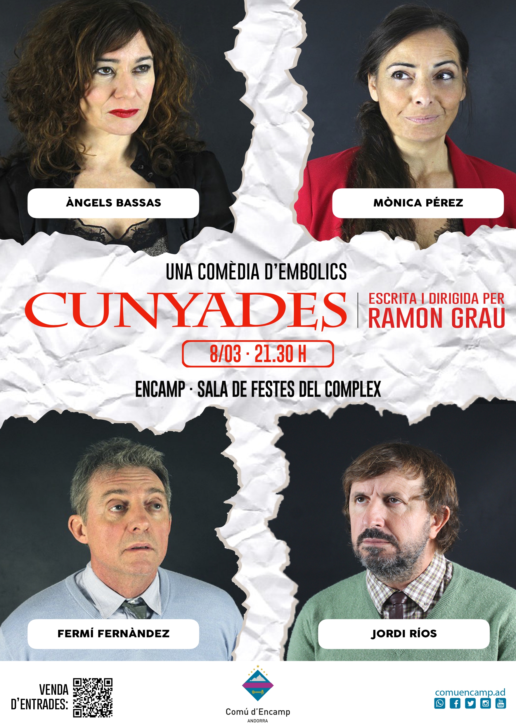 Aquest dilluns surten a la venda les entrades de l'obra "Cunyades"