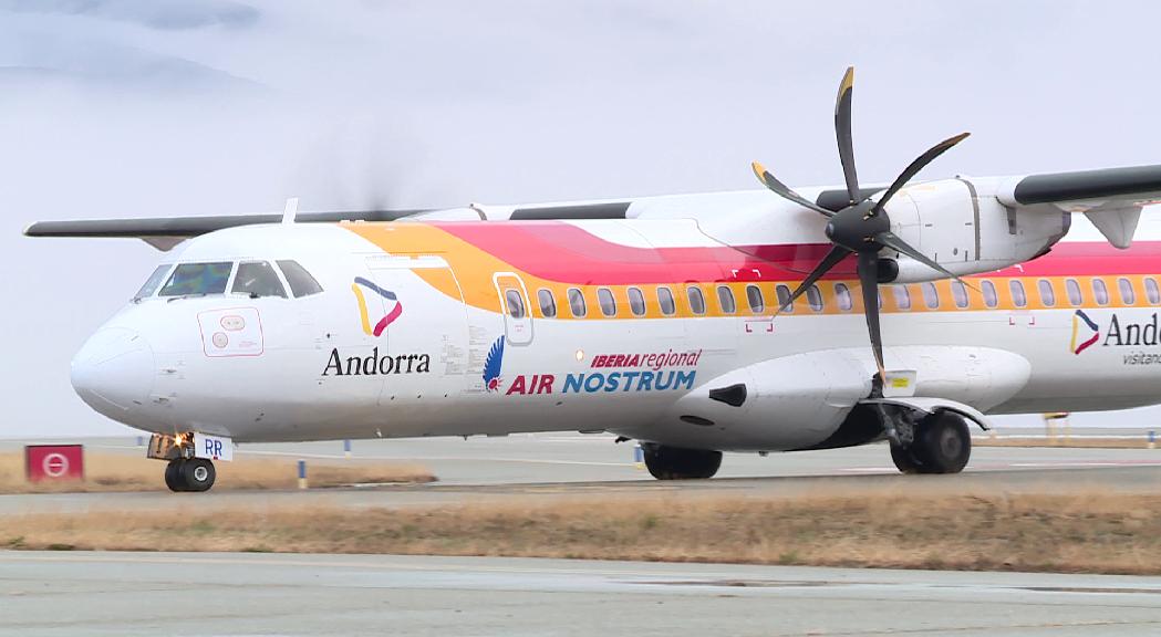 Disminueixen les cancel·lacions a l'aeroport Andorra-La Seu