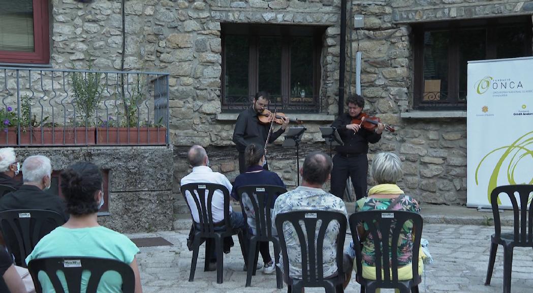 El Duo Mozart actua a Santa Coloma en la segona sessió de les Nits d'estiu als museus