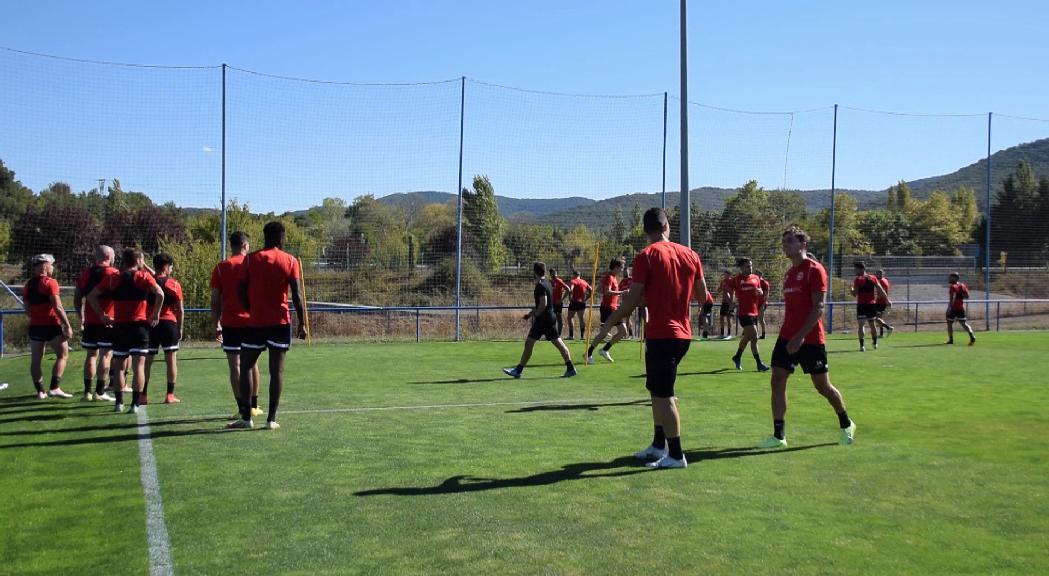 Eder Sarabia sobre el Mirandés: "Tindrem davant un rival agressiu, valent i que busca més la porteria rival que defensar la seva"