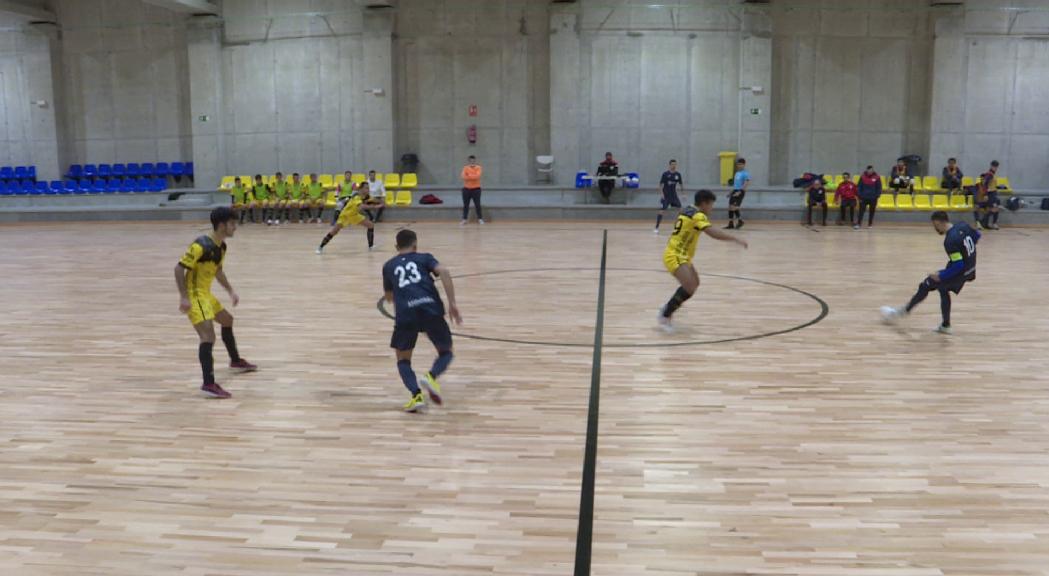 Empat de l'Enfaf de futbol sala contra el Comtat d'Urgell (1-1)