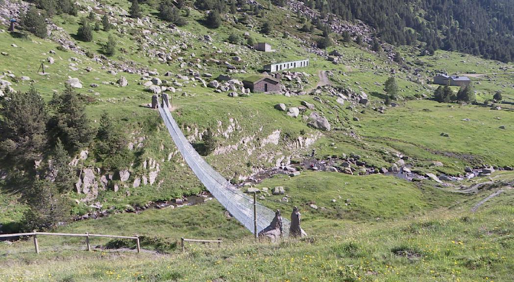 Encamp reobre el pont tibetà després de dos anys amb un aspecte i una forma diferents