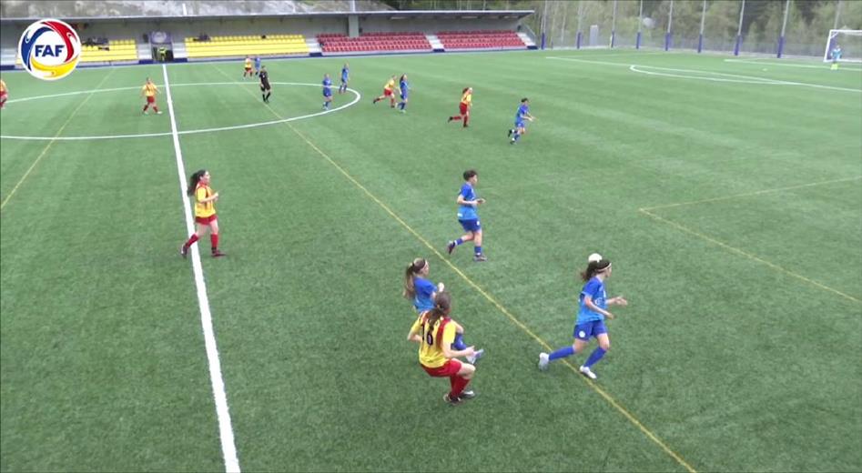 L'Enfaf femení va empatar a u contra el Cassà a