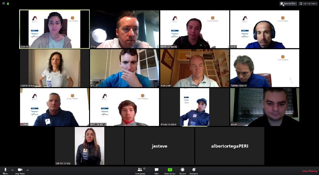 L'equip nacional de curses de muntanya 2020, pendent de poder tornar als entrenaments sobre el terreny