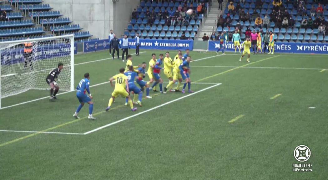 Una errada castiga el FC Andorra contra el Vila-real B (0-1)