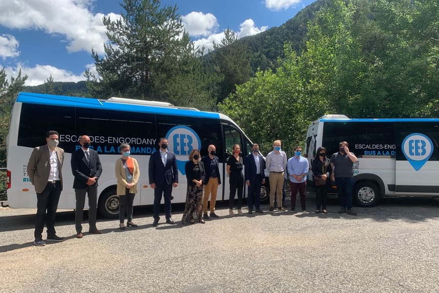 Escaldes-Engordany posa en marxa el bus comunal a demanda