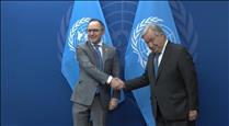 Espot referma a António Guterres el compromís davant dels reptes globals que abandera l'ONU