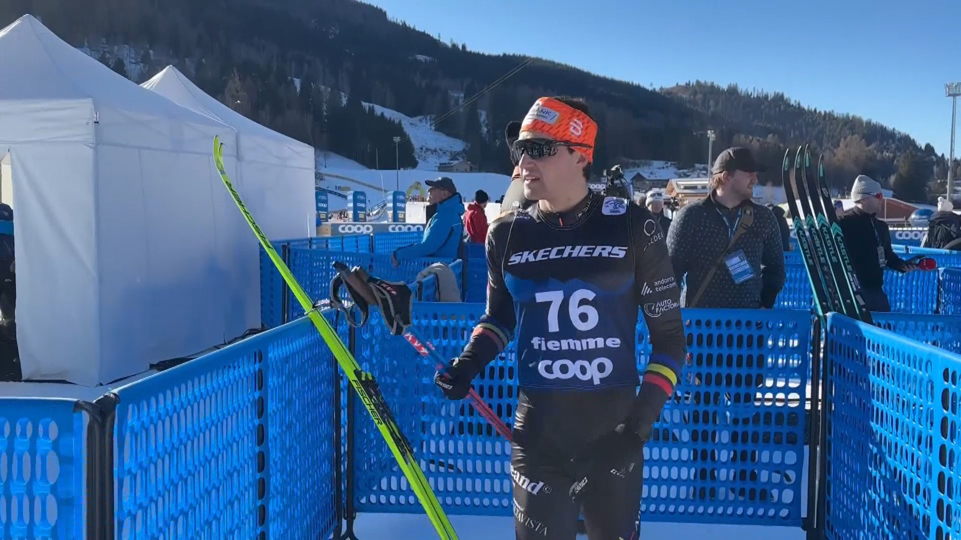 Bon esprint d'Esteve a Val di Fiemme