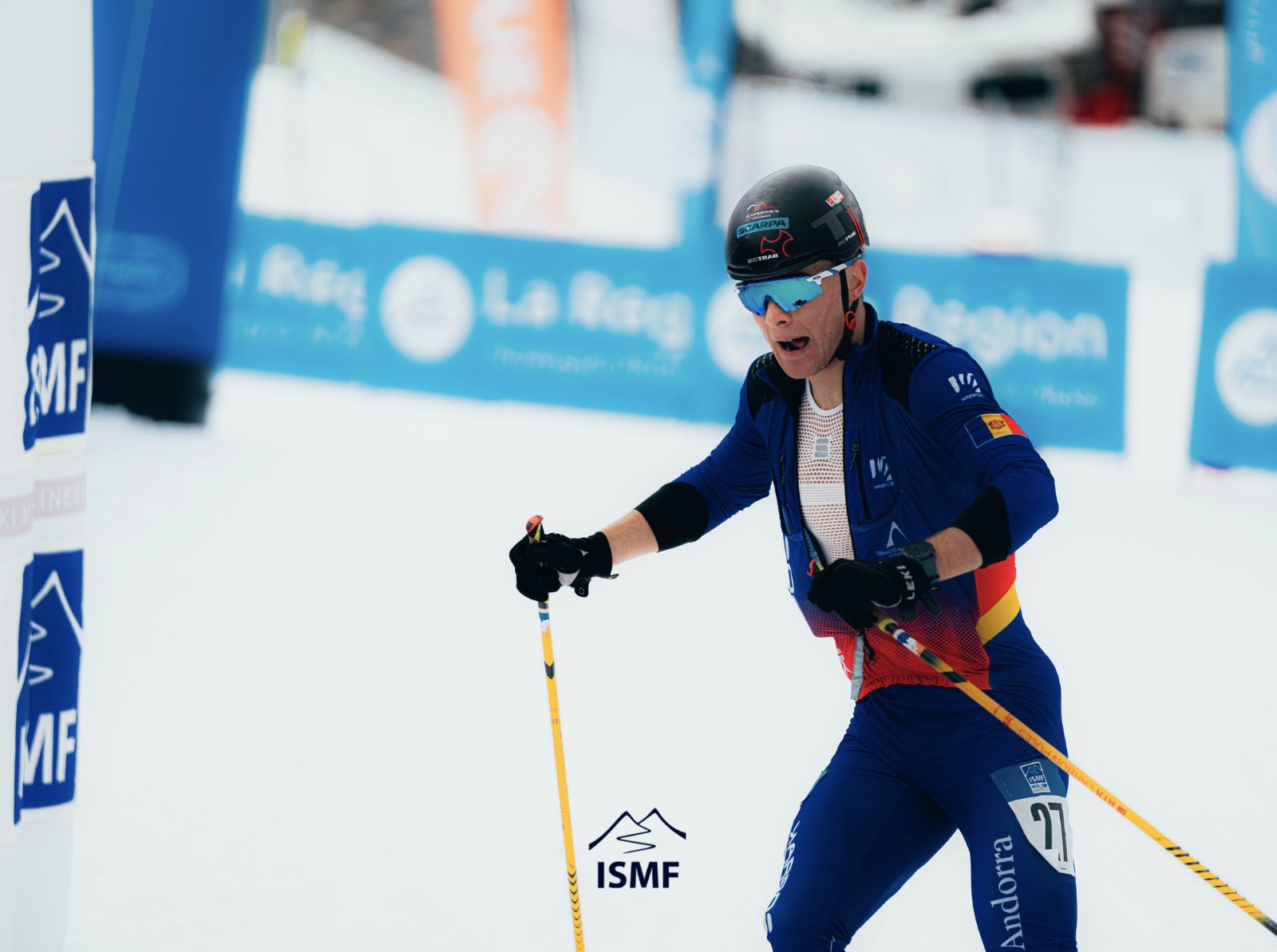 Els esquiadors de la FAM, lluny dels punts a la vertical de Courchevel