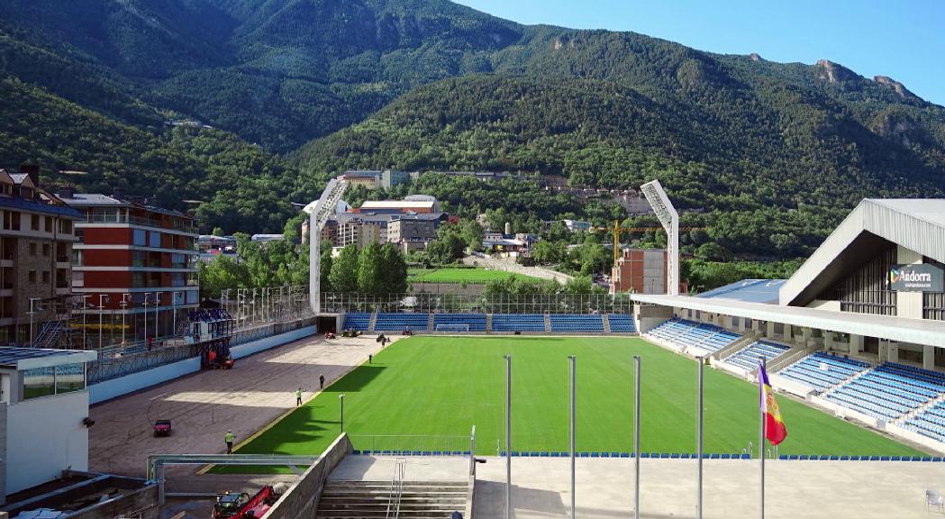 L'Estadi Nacional a punt per l'estrena