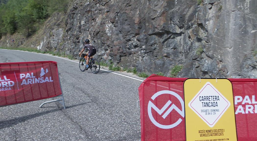 S'estrena l'obertura del Port de l'estació d'Arinsal per a ús exclusiu de ciclistes i vianants durant els caps de setmana d'estiu