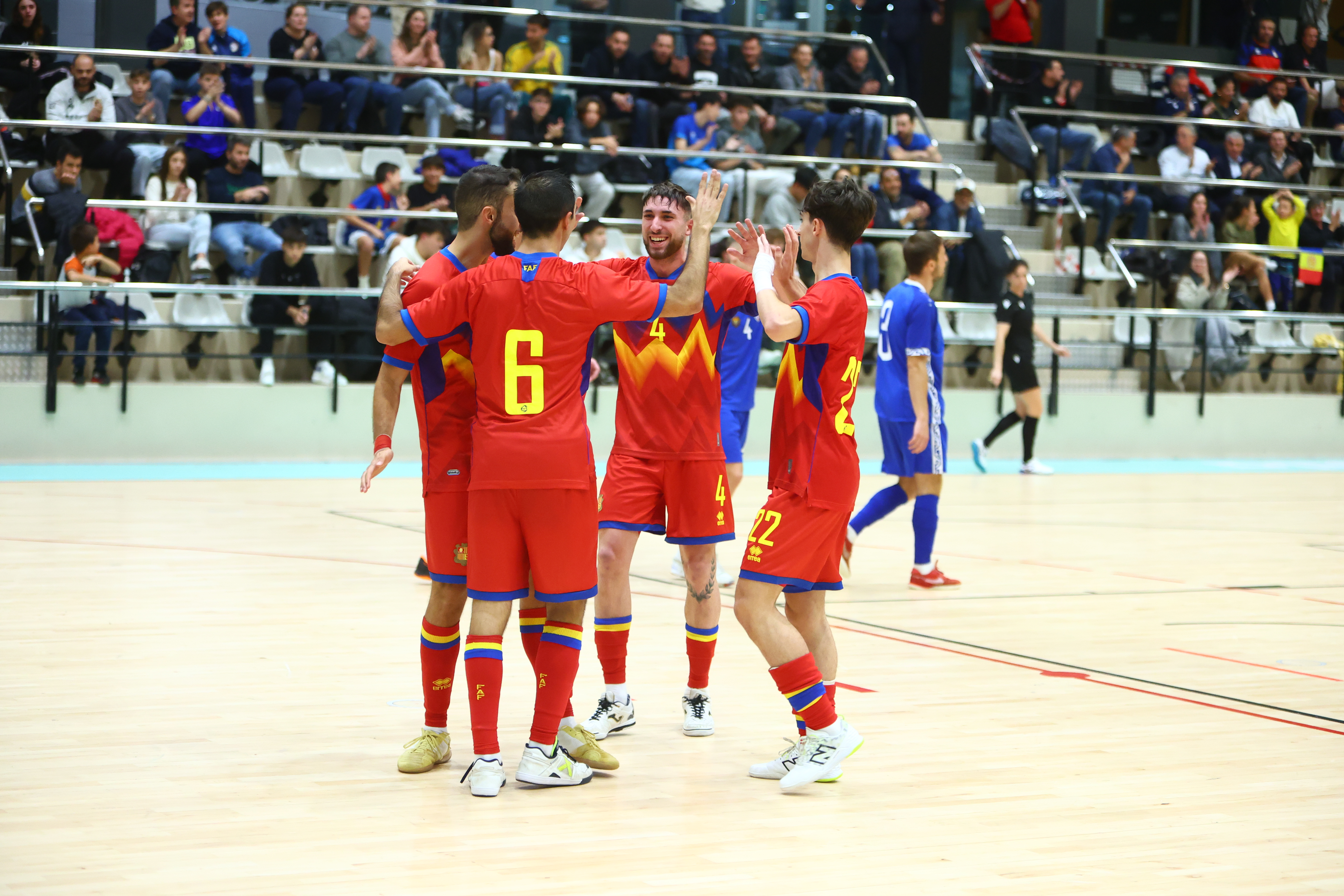 Exhibició de la selecció de futbol sala davant Moldàvia (5-0)