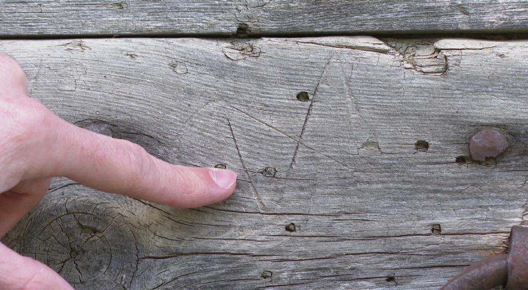 Què expliquen els gravats de les portes de les bordes?