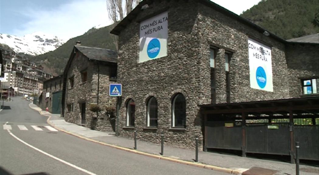 La fàbrica d'aigües d'Arinsal es tornarà a posar en marxa al gener amb la marca AND.Water