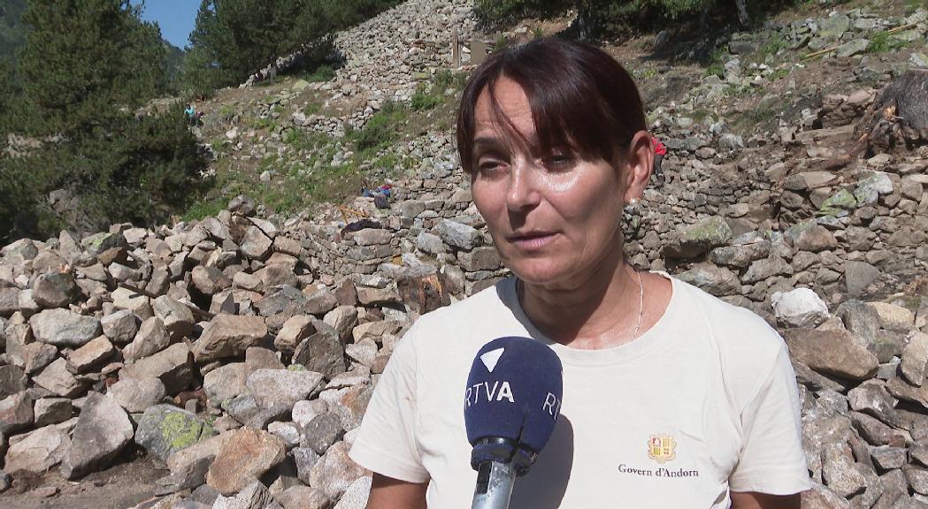 La Farga del Madriu permet formar professionals en la tècnica de la pedra seca