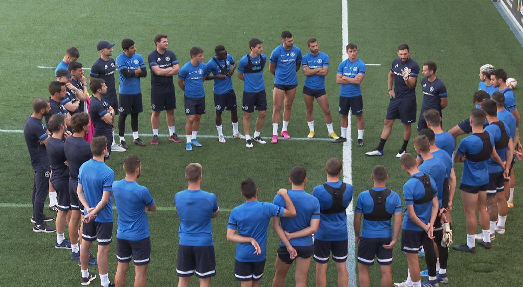 El FC Andorra continua la pretemporada amb tres amistosos aquesta setmana