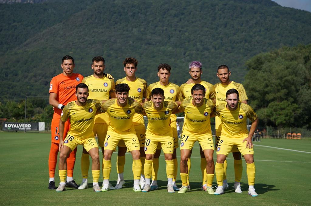 El FC Andorra empata 2-2 davant el Girona, en el segon partit de pretemporada