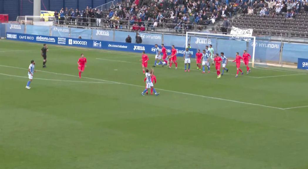 El FC Andorra empata contra l'Atlètic Balears (1-1) i es queda sense colideratge