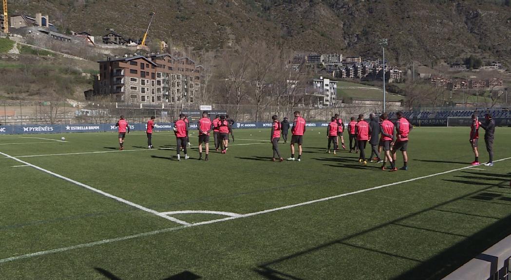 El FC Andorra encara la nova fase amb un plus de seguretat i amb la confiança reforçada de Pau Martínez 