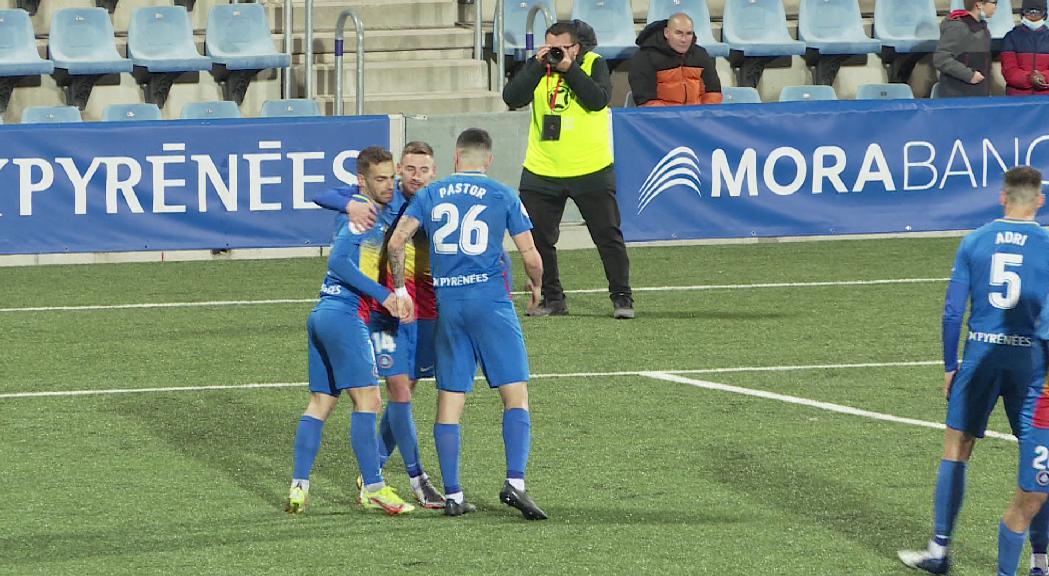 El FC Andorra guanya per la mínima el Castelló a l'Estadi Nacional