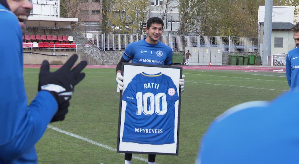 L'FC Andorra prepara al Comunal Joan Samarra l'assalt al camp del cuer