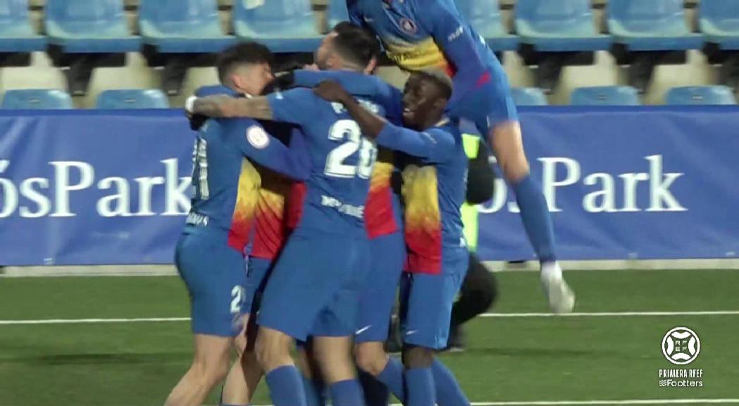 El FC Andorra puja a la segona posició, després de guanyar l'Algesires (1-0)