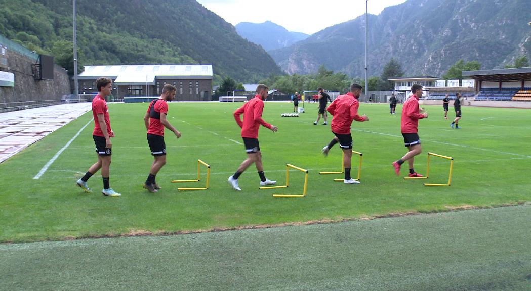 El FC Andorra reprèn els entrenaments pendent de tancar les pròximes incorporacions