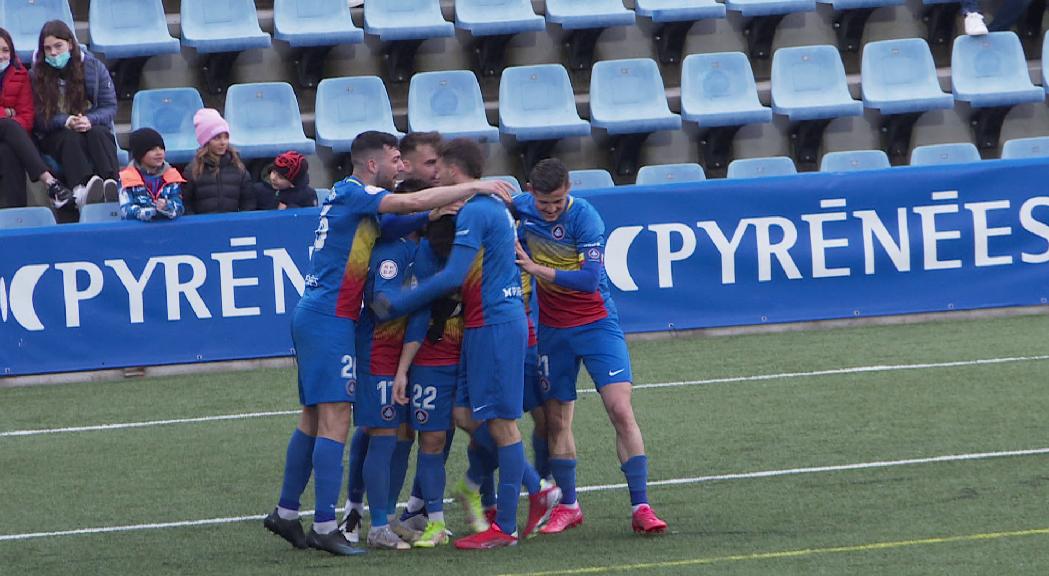 El FC Andorra supera el Barça B i continua mirant amunt (2-1)