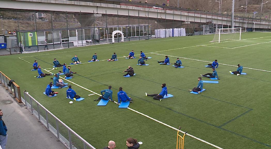 L'FC Andorra torna a la competició contra l'Olot pendent del lateral esquerre