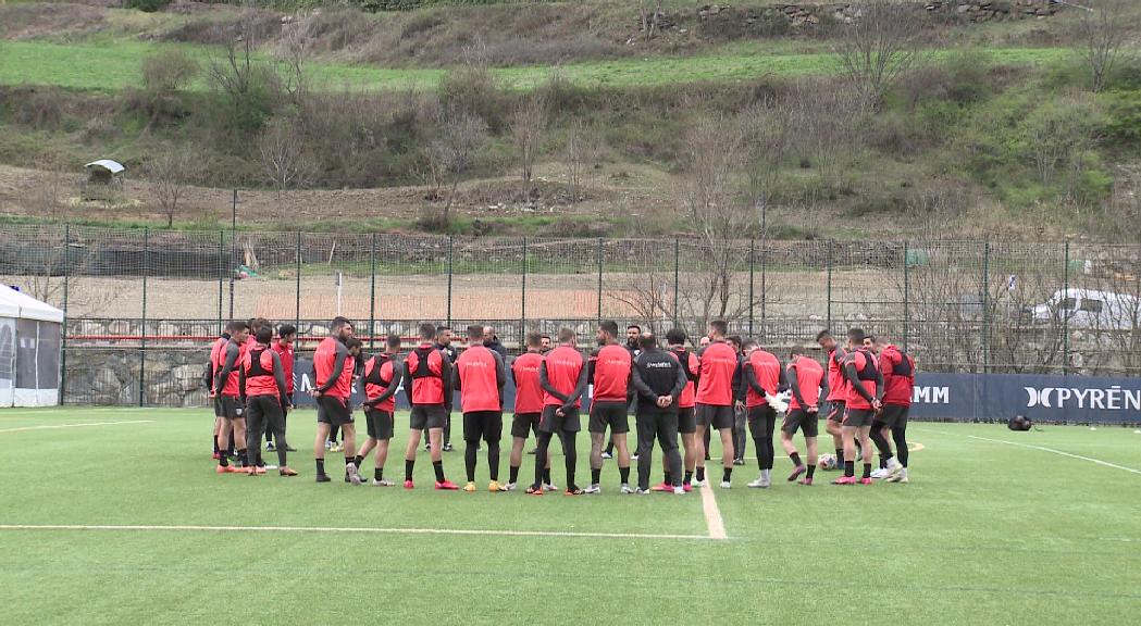 El FC Andorra vol reforçar la bona dinànimica dels darrers partits