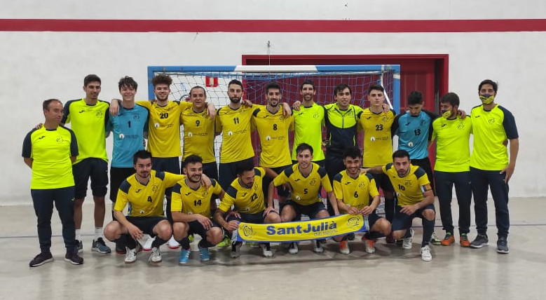 Final de trajecte per al CE Sant Julià de futbol sala amb golejada i llàgrimes