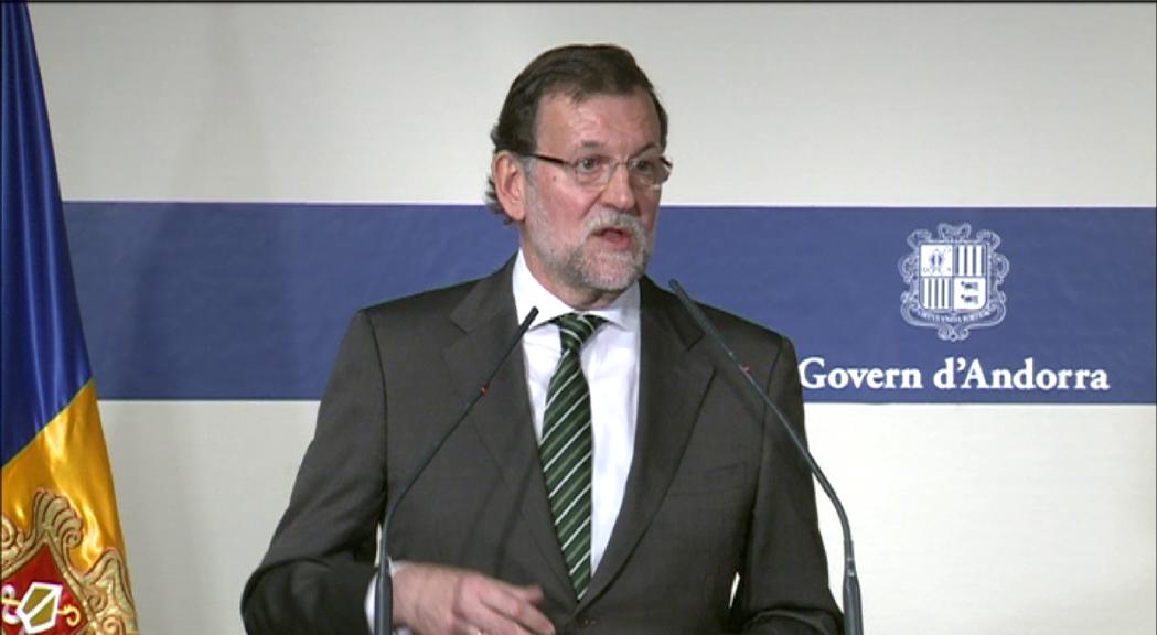 La fiscalia de Madrid, en contra de la imputació de Mariano Rajoy a Andorra 