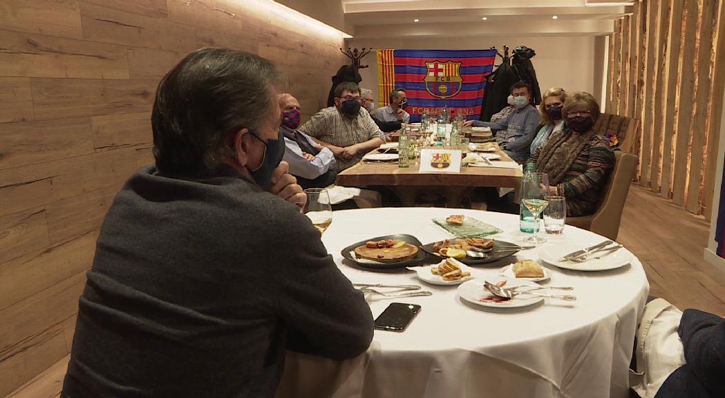 Freixa presenta la candidatura entre els socis del FC Barcelona a Andorra