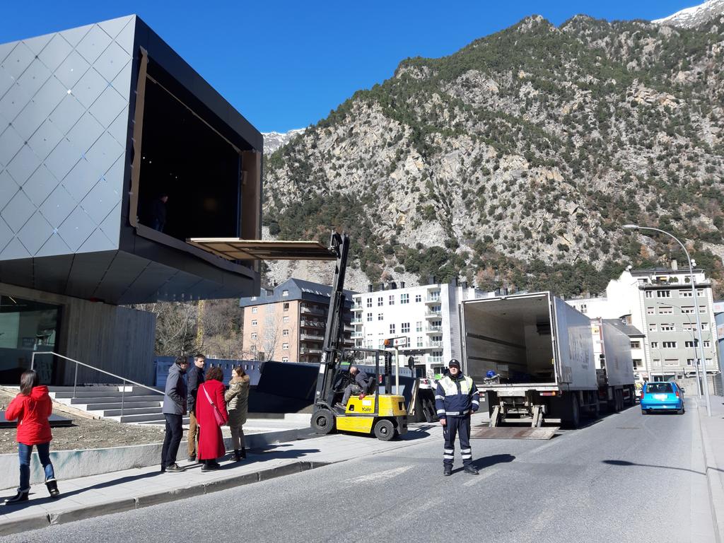 Els frescos de Santa Coloma ja són al nou espai Columba