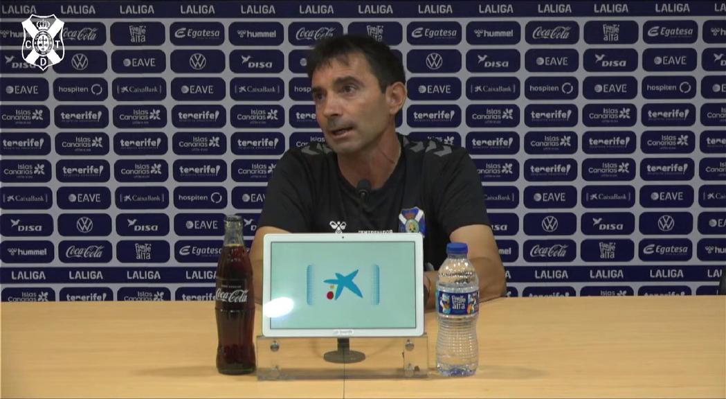 Garitano, entrenador del Tenerife: "Contrarestar el que fa l'Andorra és un repte perquè t'exigeix molt"