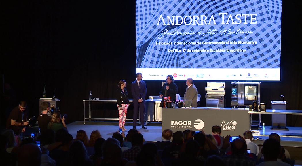 Gastón Acurio rep el guardó per a professionals de l'Andorra Taste