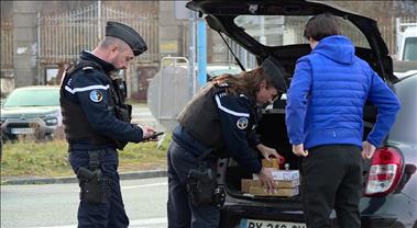 La gendarmeria francesa decomissa més de 18.500 cartons de tabac de contraban el 2024 