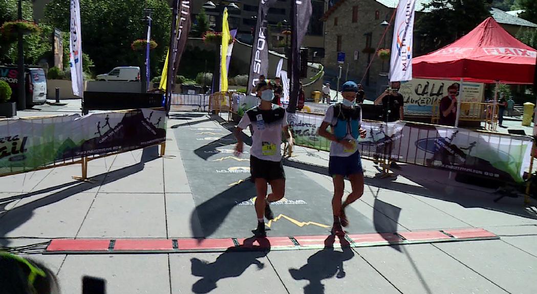 Els germans Casal, primers classificats la primera jornada de la Sportiva Andorra Trail