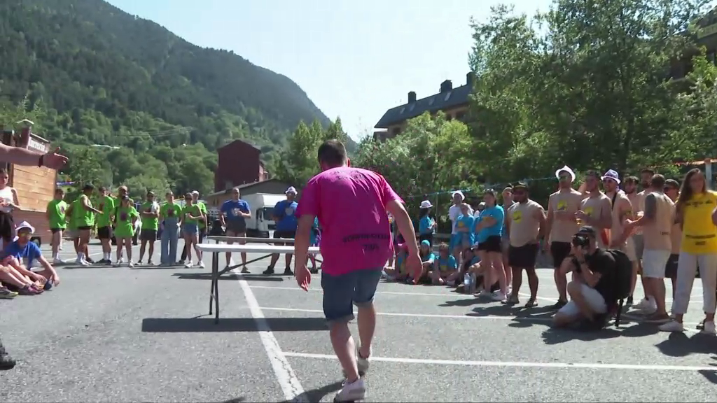 La gimcana interparroquial protagonista del segon dia de la festa de poble d'Encamp