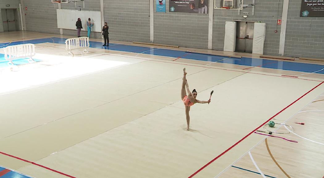 La gimnàstica rítmica obre les portes al públic amb un 20% de l'aforament