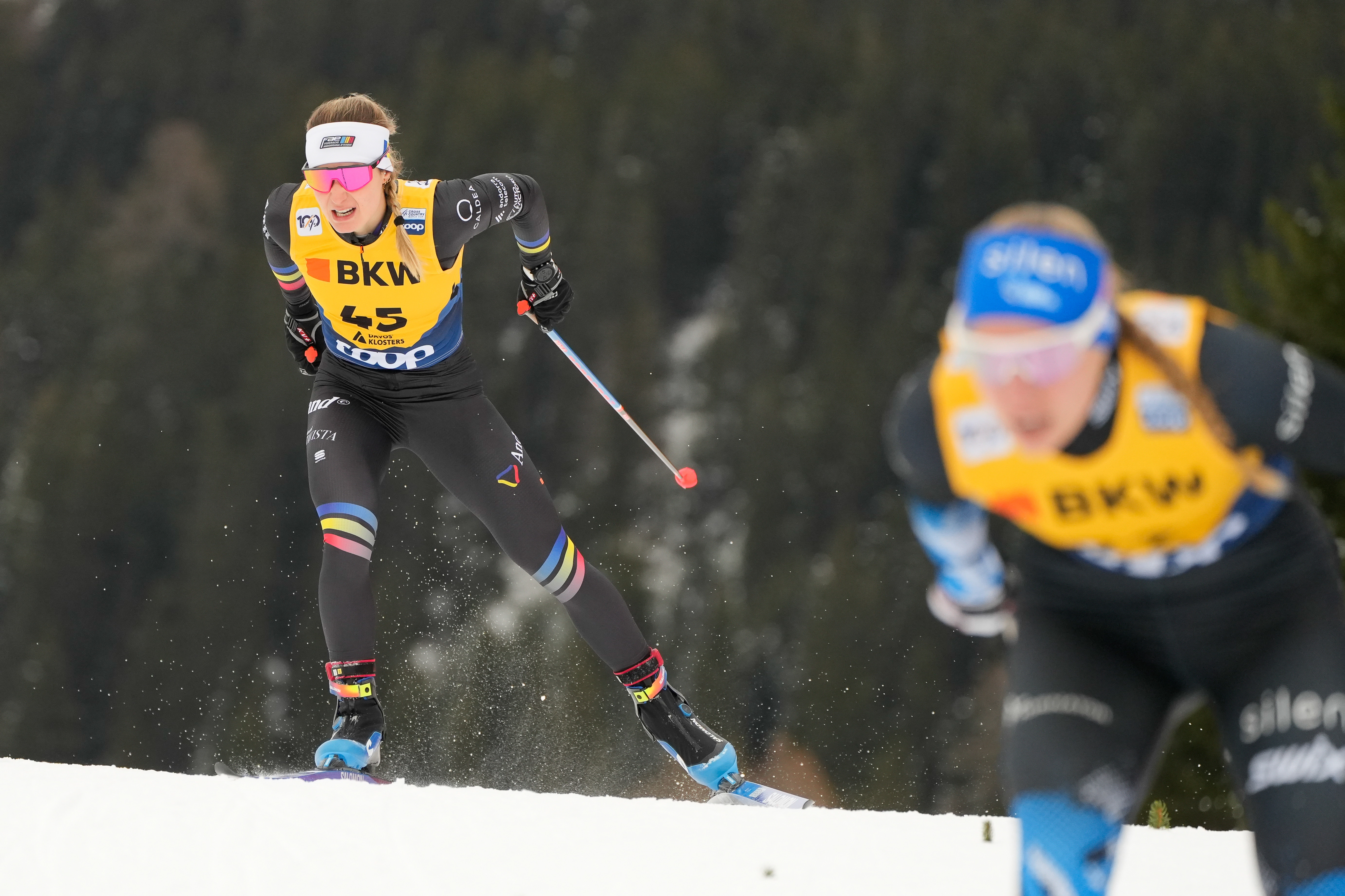 Gina del Rio, 39a a l'esprint de la Copa del Món de Davos