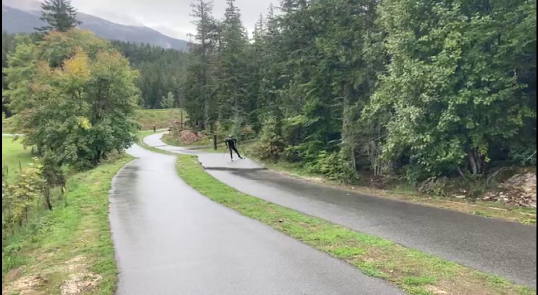 Gina del Rio i Quim Grioche acaben la preparació en sec a Villard-de-Lans 