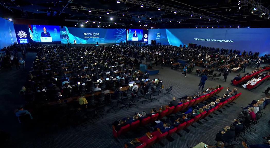 El cap de Govern intervé a la cimera de líders mundials en el marc de la conferència COP27