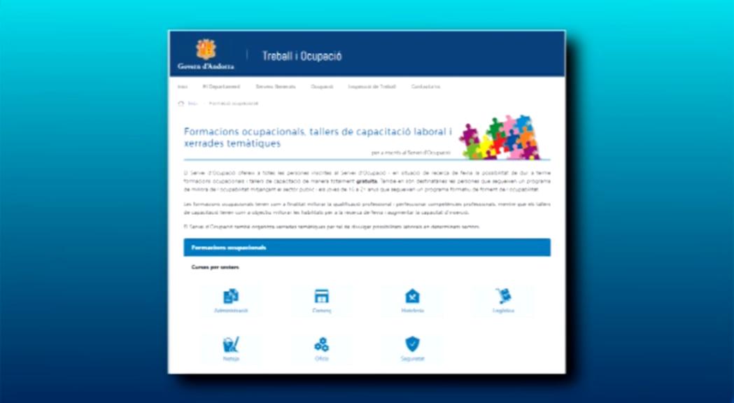 El Govern modernitza Ocupació amb un servei en línia per als demandants i les ofertes