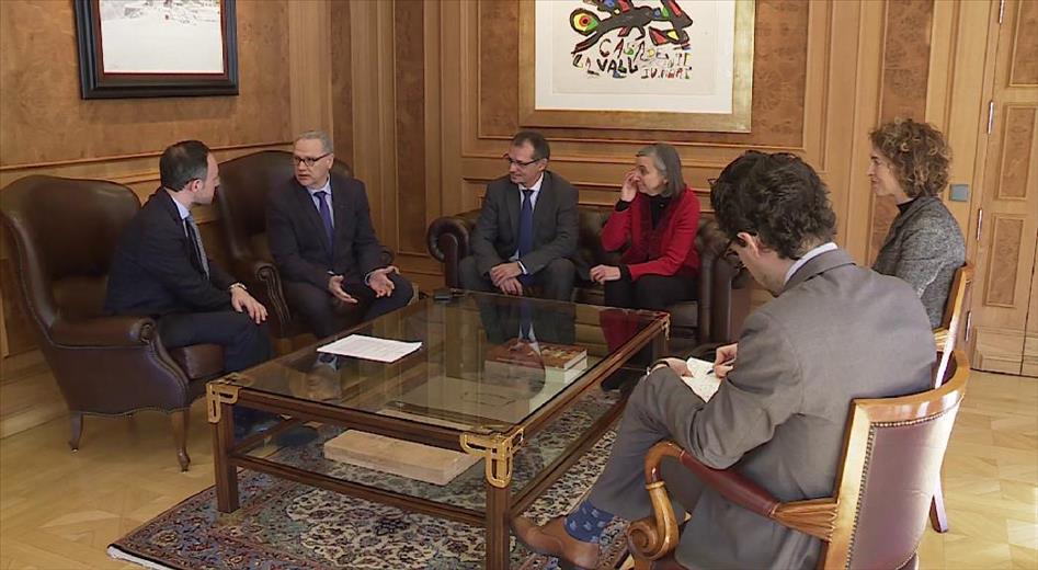 Reunió del Govern amb el prefecte dels Pirineus Orientals 