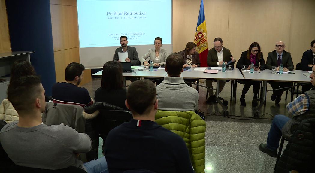 El Govern planteja pujades salarials per als cossos uniformats